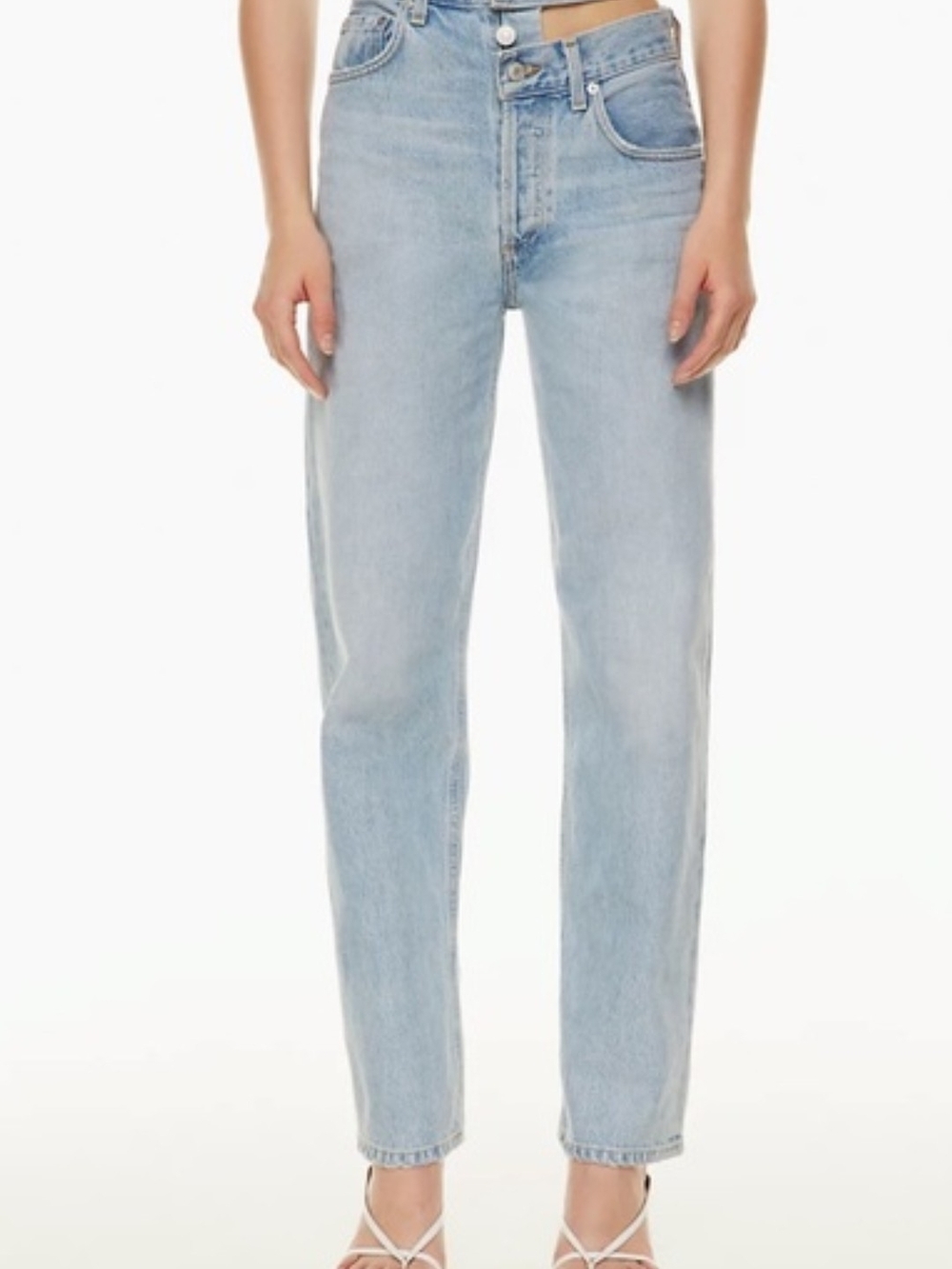 High-Rise Straight Leg AGOLDE Jeans